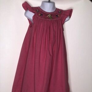 Anavini mermaid fish smocked dress flutter sleeve